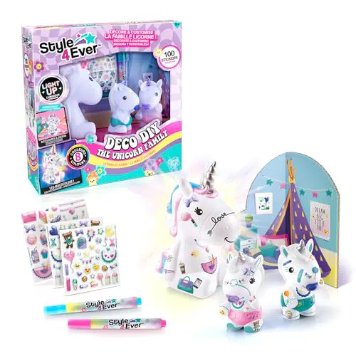 Canal Toys - Lámpara Unicornio DIY Secret Deco