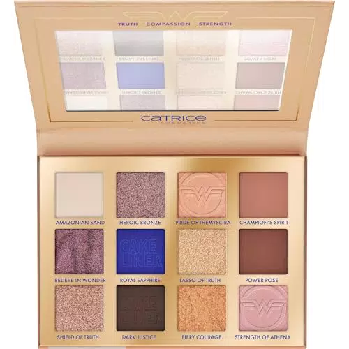 Catrice Cosmetics Paleta de Sombras Wonder Woman - Altamente Pigmentada y Brillante