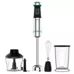 Cecotec Batidora de mano Power TitanBlack 1200 XL con cuchillas de 4 hojas