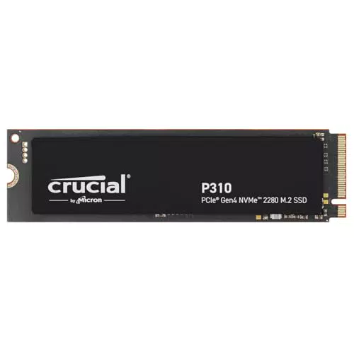 Crucial P310 SSD 500GB PCIe Gen4 NVMe M.2 para Gaming - Velocidades hasta 6.600 MB/s