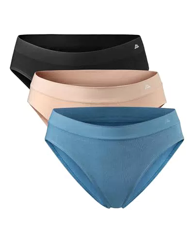DANISH ENDURANCE Bragas Bikini de Bambú para Mujer, Elásticas y Cómodas