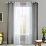 Deconovo Cortinas Translúcidas para Salón y Dormitorio, Modernas y Elegantes