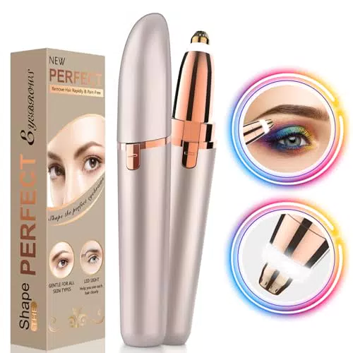 Depiladora Facial Mujer - Removedor de Vello Sin Dolor con Luz LED USB