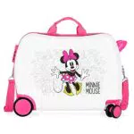 Maleta Infantil Disney Minnie Enjoy the Day Rígida ABS con Cierre Combinación