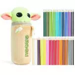 Disney Stitch Lápices de Colores para Niños - Estuche Escolar y Accesorios