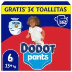Dodot Pañales Bebé Pants Talla 7, 115 Pañales, Pañal-Braguita con Ajuste 360° Anti-Fugas