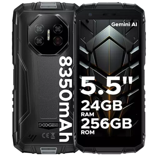 DOOGEE Fire 3 Ultra: Móvil Irrompible Android 5.5", 24GB+256GB, IP68, Octa-Core