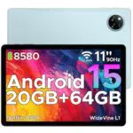 DOOGEE Tab A9+ Tablet 11 con 20GB RAM y 64GB ROM, Android, Cámara 13MP, GPS