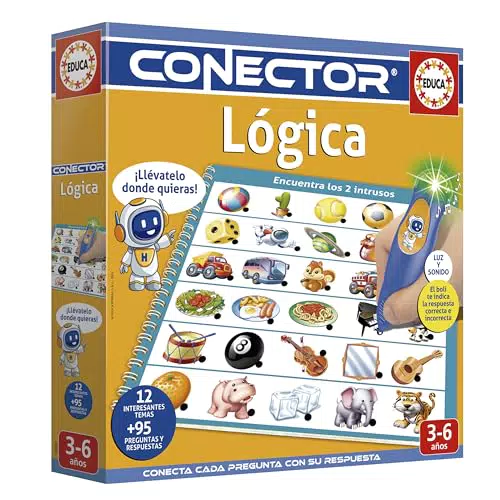 Educa Conector Lógica - Juego Educativo para Desarrollar Observación y Razonamiento
