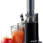 Elite Gourmet EJX600 Exprimidor compacto prensado en frío, rico en nutrientes