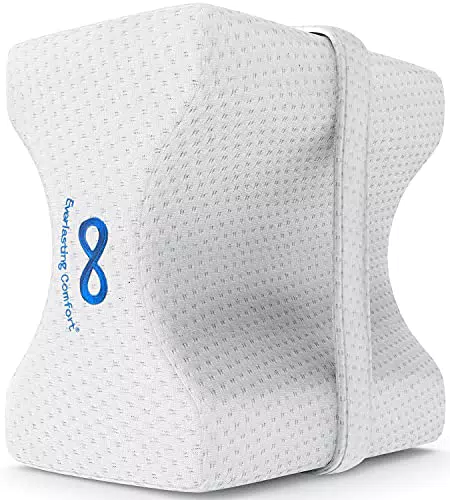 Everlasting Comfort Almohada para Rodillas - Cojín de Espuma Viscoelástica Ajustable