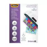Fellowes Fundas de Plastificar A4, acabado brillo, 160 micras, calidad superior