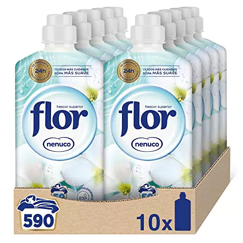 Nenuco Flor Suavizante Ropa Concentrado, 1 L