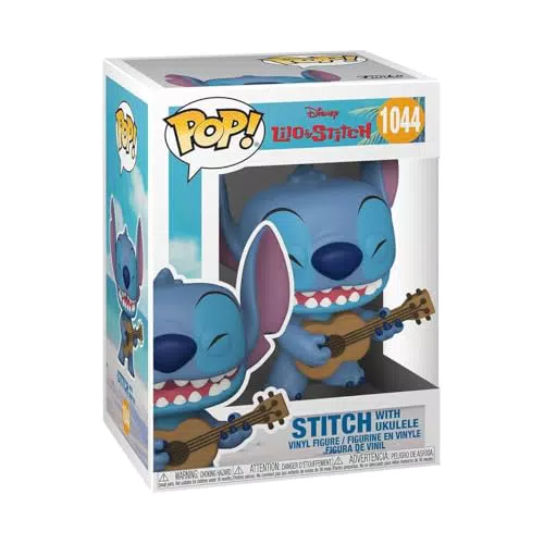 Funko Pop! Stitch con Ukulele - Coleccionable de Lilo y Stitch - Regalo Ideal