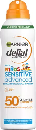 Garnier Delial Niños Spray Protector Solar Anti-Arena Alta Protección IP50+