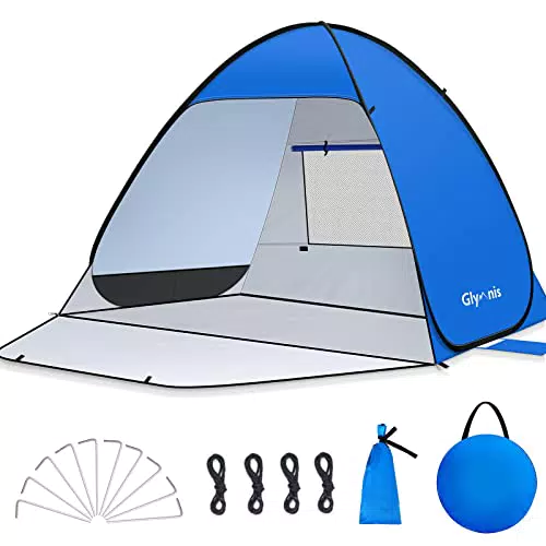Glymnis Tienda de Playa Pop Up Automática con Protección UPF 50+