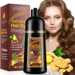 Champú Tinte 3 en 1 para Cubrir Canas - Formula Instantánea para Hombres y Mujeres