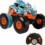 Hot Wheels Monster Trucks Coche Teledirigido RC Rhinomite Transformable +5 años