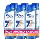 H&S Pro-Expert Champú Anticaspa y Anticaída con Cafeína para el Cuero Cabelludo