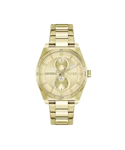 HUGO Reloj Analógico Multifuncional para Mujer - Colección Fast 1540171