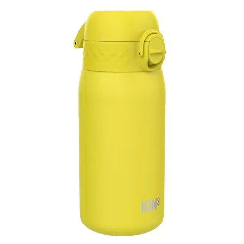 Ion8 Botella de Agua Inoxidable Ligera para Niños, a Prueba de Fugas y Fácil de Limpiar
