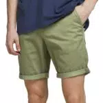 Jack & Jones Pantalones Cortos Chinos Ajustados para Hombre de Cintura Media