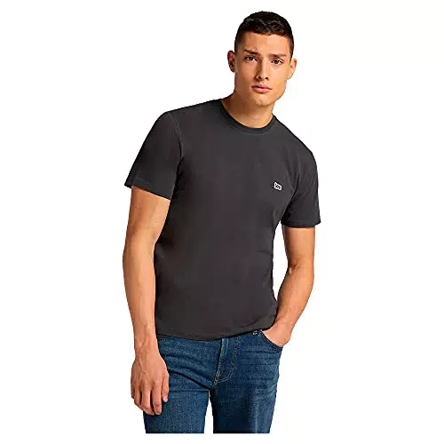 Lee Ss Patch Logo Tee, Camiseta Hombre, White, S