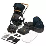 LIONELO Amber Coche de bebé multifuncional 2 en 1 con manillar regulable