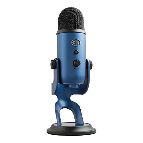 Logitech Blue Yeti Micrófono Condensador USB para Grabación y Streaming