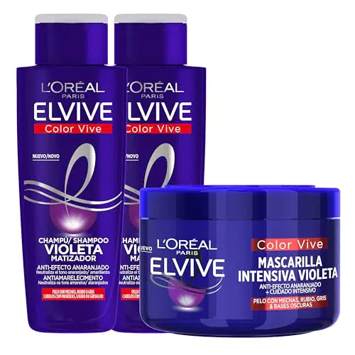 L'Oreal Paris Elvive Mascarilla Intensiva Matizadora para Pelo Decolorado