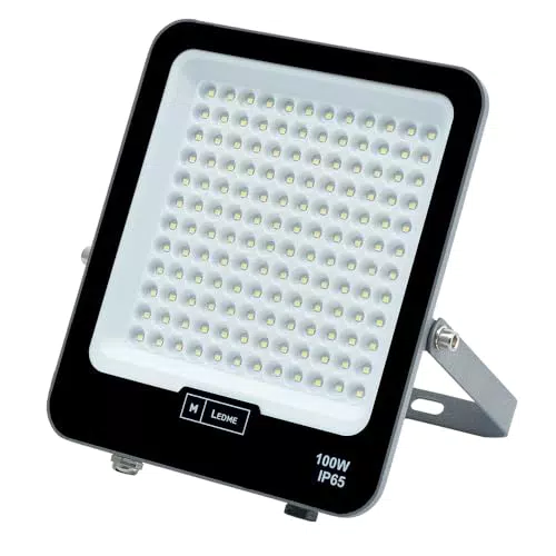 Ledme Proyector LED Napoli Plus 100W, 12.000 Lúmenes, IP65, Iluminación Exterior