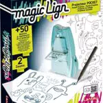 Lansay Magic Lign - Proyector Pocket para Dibujo y Colorear a partir de 5 años