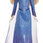 Mattel Frozen Elsa, muñeca patinadora con vestido y capa, regalo para +3 años.