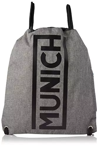 Munich Sports Gym Sack, Sport Bags Unisex Adulto, Grey Melange