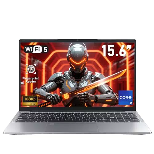 NAIKLULU Laptop 15.6" i3-1025G1, RAM 16GB, SSD 512GB, Teclado Retroiluminado