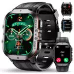 OUKITEL Reloj Inteligente Militar con Llamadas Bluetooth y 120+ Modos Deportivos