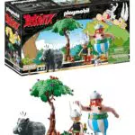 Playmobil Astérix - Caza del Jabalí con Árbol Giratorio, Juguete Infantil 5+ Años