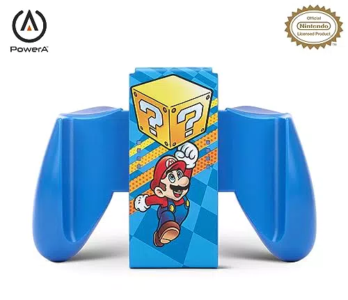 PowerA Agarre cómodo Joy-Con para Nintendo Switch - Bloque Misterioso Mario