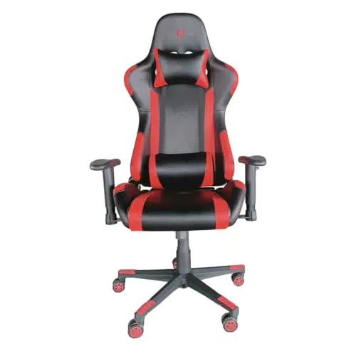 PrixTon Silla Gaming Ergonómica Reclinable 180º con Reposabrazos Ajustables