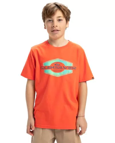 Quiksilver Camiseta de Manga Corta Ev Locked Up para Niño