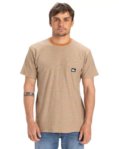 Quiksilver Kentin SS Pocket Top de Manga Corta para Hombre