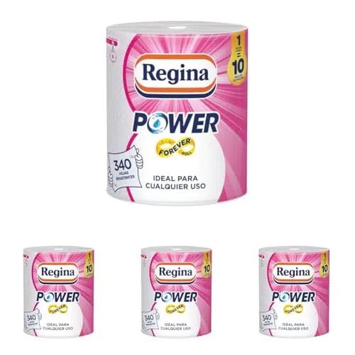 Regina Power Papel Multiusos, 6 Rollos Aún Más Largos