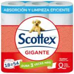 Scottex Papel Higiénico Seco para un uso diario y cómodo