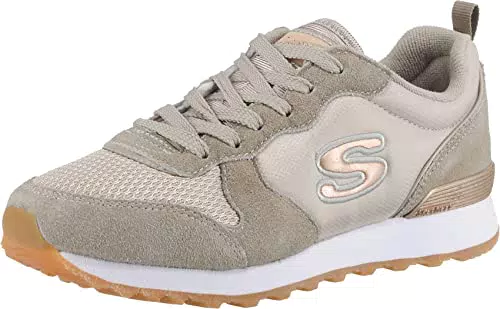 Skechers OG 85 Goldn Gurl - Zapatillas para Mujer de Suede y Nylon