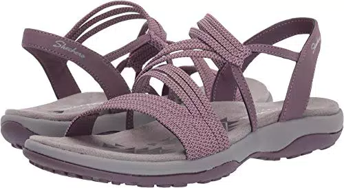 Skechers Reggae Slim Skech Appeal - Sandalias de Punta Descubierta para Mujer