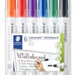 Staedtler 351 WP6 - Rotuladores para pizarra blanca recargables e inodoros