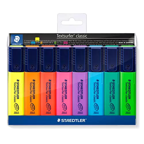 STAEDTLER 364 A WP8 ST, Set de 8 Marcadores Fluorescentes