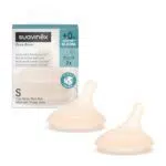 Suavinex Tetinas Anticólicos para Biberón Zero Zero, Flujo Lento, +0 Meses