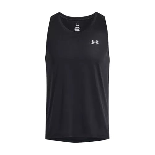 Under Armour Launch Singlet - Camiseta sin mangas para hombre de deporte ligera