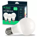 V-TAC Bombillas LED E27 A60 8,5W Equivalente a 60W 806 Lumen 4000K Blanco Neutro